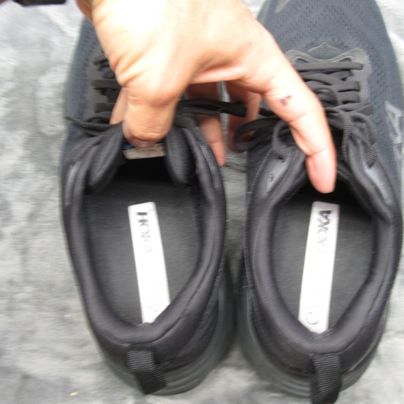 Hoka Running Shoes Mens 12‎ D Black Bondi 8 Low Top Chunky Lightweight Lace-Up main image 14